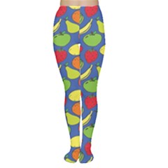 Fruit Melon Cherry Apple Strawberry Banana Apple Women s Tights by Mariart