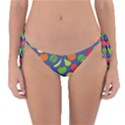 Fruit Melon Cherry Apple Strawberry Banana Apple Reversible Bikini Bottom View1