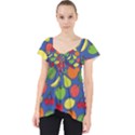 Fruit Melon Cherry Apple Strawberry Banana Apple Lace Front Dolly Top View1