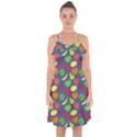 Fruit Melon Cherry Apple Strawberry Banana Apple Ruffle Detail Chiffon Dress View1