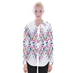 Free Symbol Hands Womens Long Sleeve Shirt