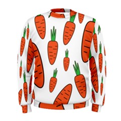 Fruit Vegetable Carrots Men s Sweatshirt by Mariart