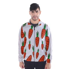 Fruit Vegetable Carrots Wind Breaker (men) by Mariart