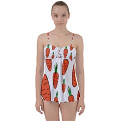 Fruit Vegetable Carrots Babydoll Tankini Set by Mariart