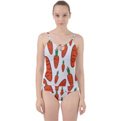 Fruit Vegetable Carrots Cut Out Top Tankini Set