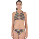 Fuzzle Red Blue Yellow Colorful Perfectly Cut Out Bikini Set View1