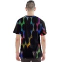 Grid Light Colorful Bright Ultra Men s Sports Mesh Tee View2