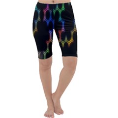 Grid Light Colorful Bright Ultra Cropped Leggings 