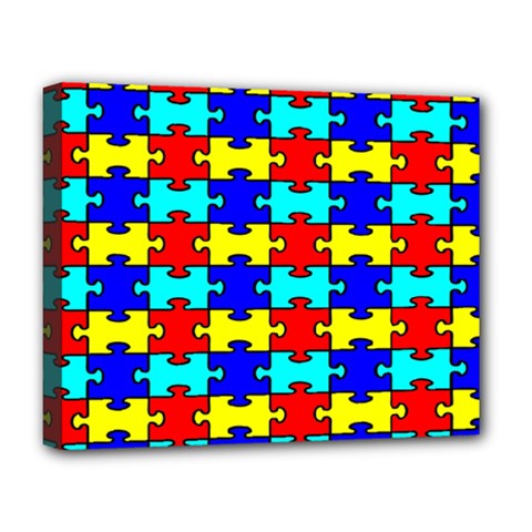 Game Puzzle Deluxe Canvas 20  X 16  