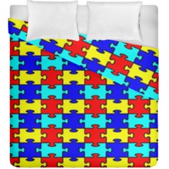 Game Puzzle Duvet Cover Double Side (king Size)