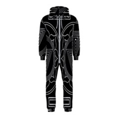 Kali Yantra Inverted Hooded Jumpsuit (kids) by Mariart