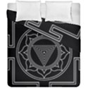 Kali Yantra Inverted Duvet Cover Double Side (California King Size) View2