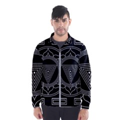 Kali Yantra Inverted Wind Breaker (men) by Mariart