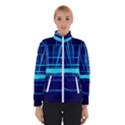 Grid Structure Blue Line Winterwear View1