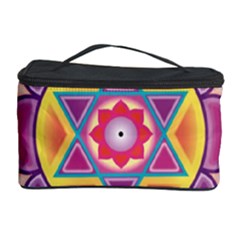 Kali Yantra Inverted Rainbow Cosmetic Storage Case by Mariart