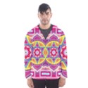 Kali Yantra Inverted Rainbow Hooded Wind Breaker (Men) View1