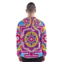 Kali Yantra Inverted Rainbow Hooded Wind Breaker (Men) View2