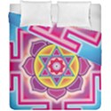 Kali Yantra Inverted Rainbow Duvet Cover Double Side (California King Size) View1