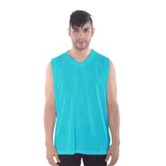 Line Blue Men s Basketball Tank Top