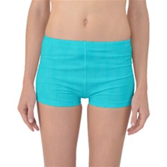 Line Blue Reversible Boyleg Bikini Bottoms