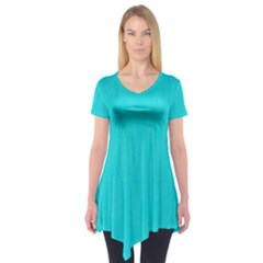 Line Blue Short Sleeve Tunic 