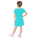 Line Blue Kids  Short Sleeve Velvet Dress View2