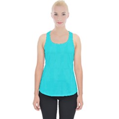 Line Blue Piece Up Tank Top