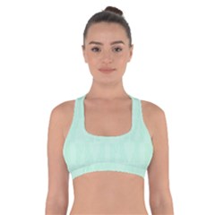 Line Blue Chevron Cross Back Sports Bra