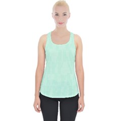 Line Blue Chevron Piece Up Tank Top by Mariart