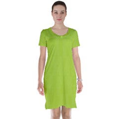 Line Green Short Sleeve Nightdress