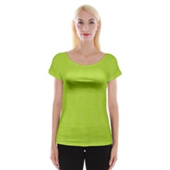 Line Green Cap Sleeve Tops by Mariart