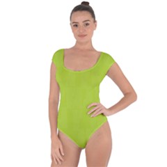 Line Green Short Sleeve Leotard 