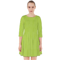 Line Green Smock Dress