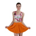 Line Orange Mini Skirt View1