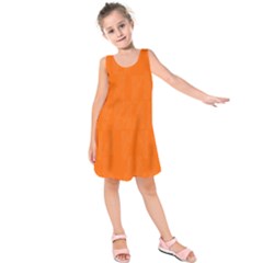 Line Orange Kids  Sleeveless Dress by Mariart