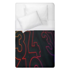 Neon Number Duvet Cover (single Size)