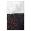 Neon Number Duvet Cover (Single Size) View1