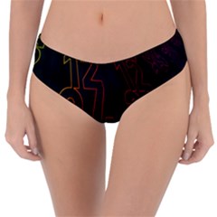 Neon Number Reversible Classic Bikini Bottoms