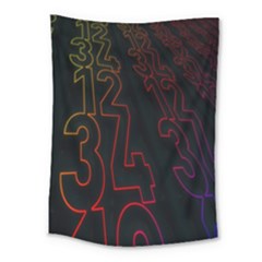 Neon Number Medium Tapestry