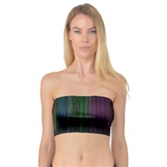 Line Rain Rainbow Light Stripes Lines Flow Bandeau Top by Mariart