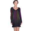 Line Rain Rainbow Light Stripes Lines Flow Long Sleeve Nightdress View1