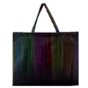 Line Rain Rainbow Light Stripes Lines Flow Zipper Large Tote Bag View1