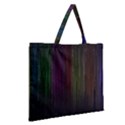 Line Rain Rainbow Light Stripes Lines Flow Zipper Large Tote Bag View2