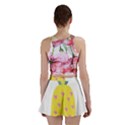 Pineapple Fruite Yellow Triangle Pink Mini Skirt View2