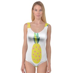 Pineapple Fruite Yellow Triangle Pink Princess Tank Leotard  by Mariart