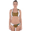 Pineapple Fruite Yellow Green Orange Cross Back Hipster Bikini Set View1