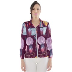 Boho Tribal Watercolor Pattern  Wind Breaker (women)