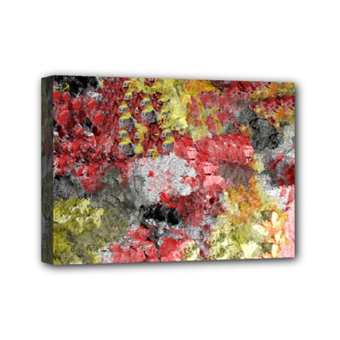 Garden Abstract Mini Canvas 7  X 5  by digitaldivadesigns