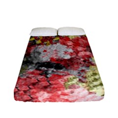 Garden Abstract Fitted Sheet (full/ Double Size) by digitaldivadesigns