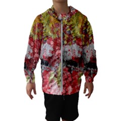 Garden Abstract Hooded Wind Breaker (kids) by digitaldivadesigns